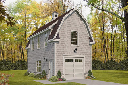 Shingle-Style House Plan - Trowbridge 2 34666 - Front Exterior