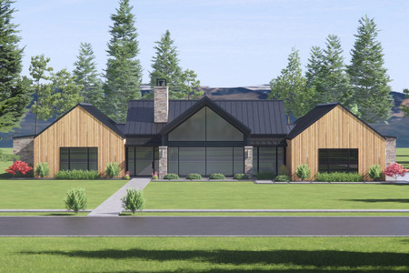 Modern House Plan - 23179 - Front Exterior