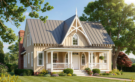 Cottage House Plan - Strawberry Hill 50212 - Front Exterior
