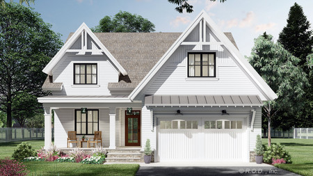 Farmhouse House Plan - Belmont 62778 - Front Exterior