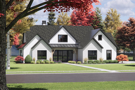 Farmhouse House Plan - 84996 - Front Exterior