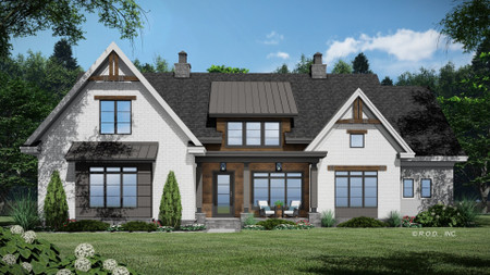 Farmhouse House Plan - Lafayette 24843 - Front Exterior