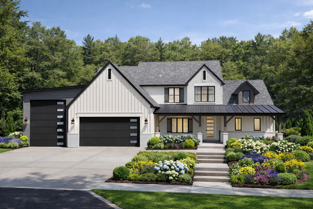 Farmhouse House Plan - Little Creek 61968 - Front Exterior