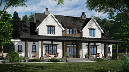 Farmhouse House Plan - Cedar Hollow 26303 - Front Exterior