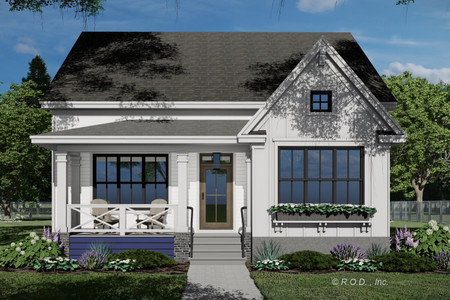 Farmhouse House Plan - Ashburn 99334 - Front Exterior