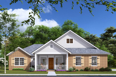 Traditional House Plan - Sandy Ridge 33093 - Front Exterior