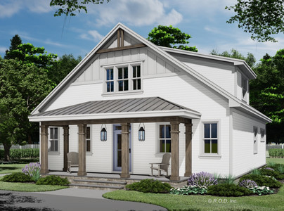 Farmhouse House Plan - Hastings 67777 - Front Exterior
