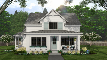 Farmhouse House Plan - Joseph 63453 - Front Exterior