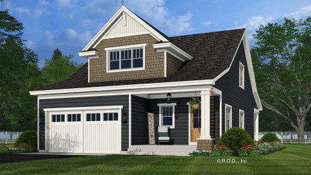 Bungalow House Plan - Greenwood 48363 - Front Exterior