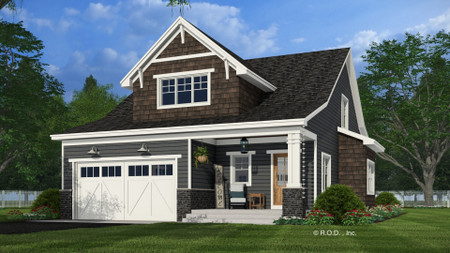 Craftsman House Plan - Beaufort 18730 - Front Exterior