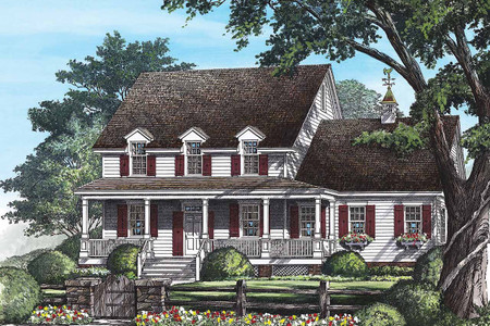 Southern House Plan - Rocky Springs 20445 - Front Exterior