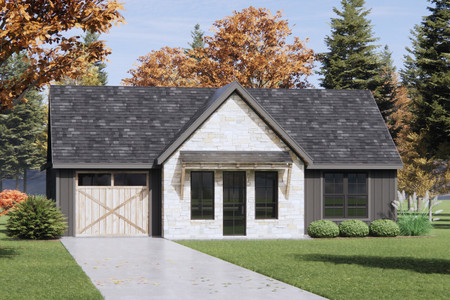 Country House Plan - 49930 - Front Exterior