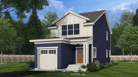 Craftsman House Plan - Conrad 61803 - Front Exterior