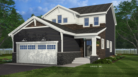 Bungalow House Plan - Montgomery 58015 - Front Exterior
