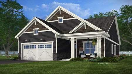 Bungalow House Plan - Penelope 99639 - Front Exterior