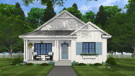 Cottage House Plan - Forest Hills 80912 - Front Exterior