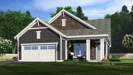 Craftsman House Plan - Osterville 97199 - Front Exterior