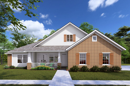 Traditional House Plan - Golden Oak 36305 - Front Exterior