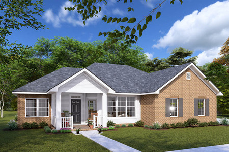 Traditional House Plan - Westwood 20594 - Front Exterior