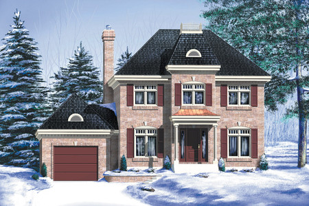 French Country House Plan - 53267 - Front Exterior