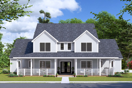 Farmhouse House Plan - 86061 - Front Exterior