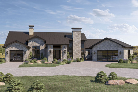 Tuscan House Plan - Arlington 75031 - Front Exterior