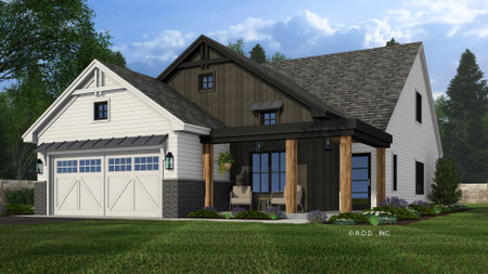 Craftsman House Plan - Linville 35334 - Front Exterior