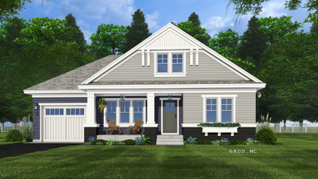 Bungalow House Plan - Henderson 97215 - Front Exterior