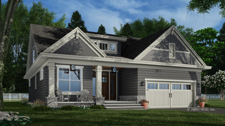 Traditional House Plan - Jasper Creek 91550 - Front Exterior