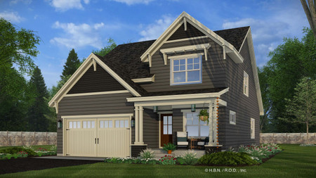 Craftsman House Plan - Jericho 93283 - Front Exterior