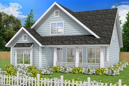 Cottage House Plan - Bayside 97413 - Front Exterior