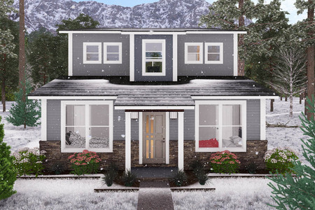 Modern House Plan - 42703 - Front Exterior