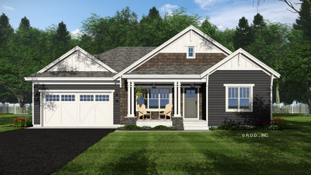 Craftsman House Plan - Milton 98657 - Front Exterior