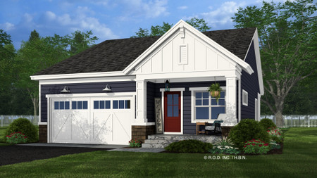 Craftsman House Plan - Essex 63096 - Front Exterior