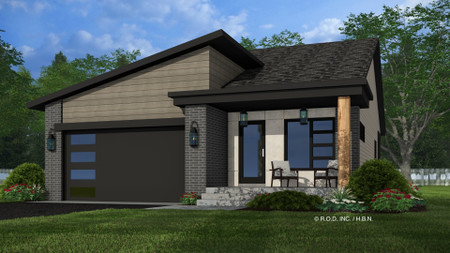 Modern House Plan - Hudson 28865 - Front Exterior