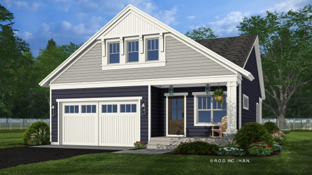 Bungalow House Plan - Tucker 86082 - Front Exterior