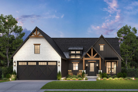 Farmhouse House Plan - Dover Hills 78630 - Front Exterior
