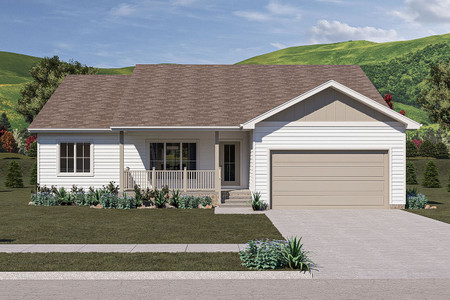 Craftsman House Plan - Blue Castle 46333 - Front Exterior