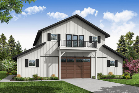Country House Plan - Barn 20311 - Front Exterior
