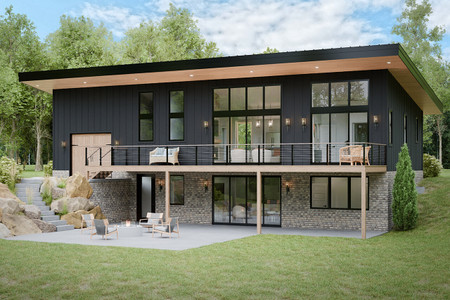 Modern House Plan - 12999 - Front Exterior