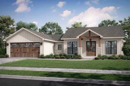 Country House Plan - Edgemoor 52771 - Front Exterior