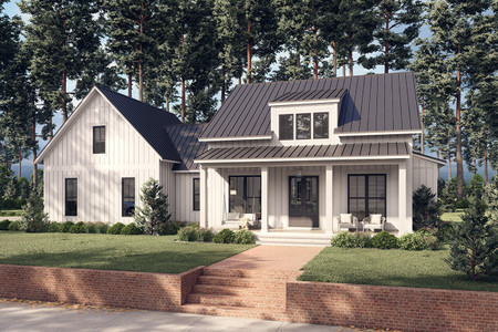 Country House Plan - Charleston 35525 - Front Exterior