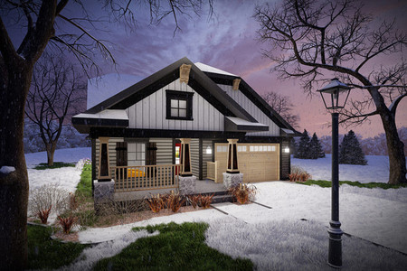 Craftsman House Plan - 32470 - Front Exterior