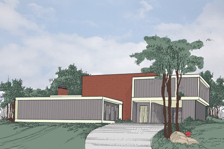 Modern House Plan - 96129 - Front Exterior
