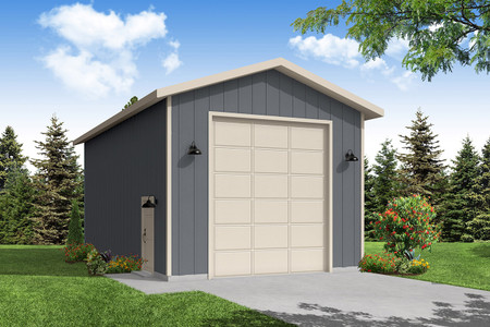 Traditional House Plan - RV Garage 53692 - Front Exterior