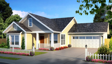 Traditional House Plan - Pine Cottage 94913 - Front Exterior