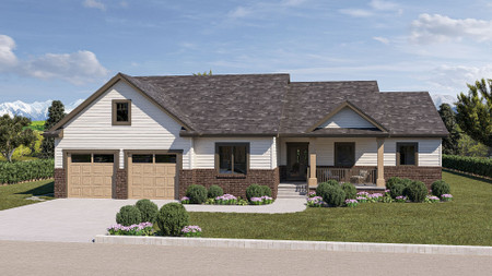 Traditional House Plan - Safron 93379 - Front Exterior