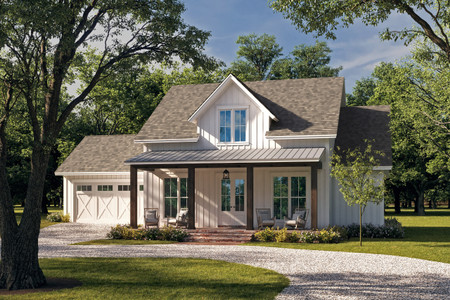 Country House Plan - Jade Oaks 88337 - Front Exterior