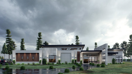 Contemporary House Plan - 10931 - Front Exterior