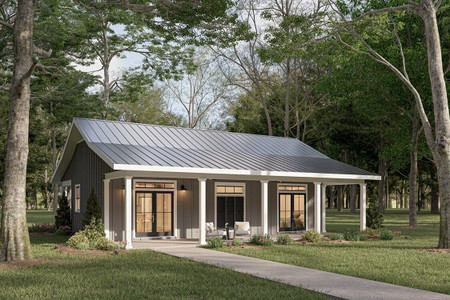 Farmhouse House Plan - 84583 - Front Exterior